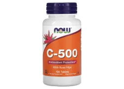 Вітамін C-500 Chew Orange NOW Foods, 100 таблеток Вітамін C-500 Chew Orange NOW Foods, 100 таблеток