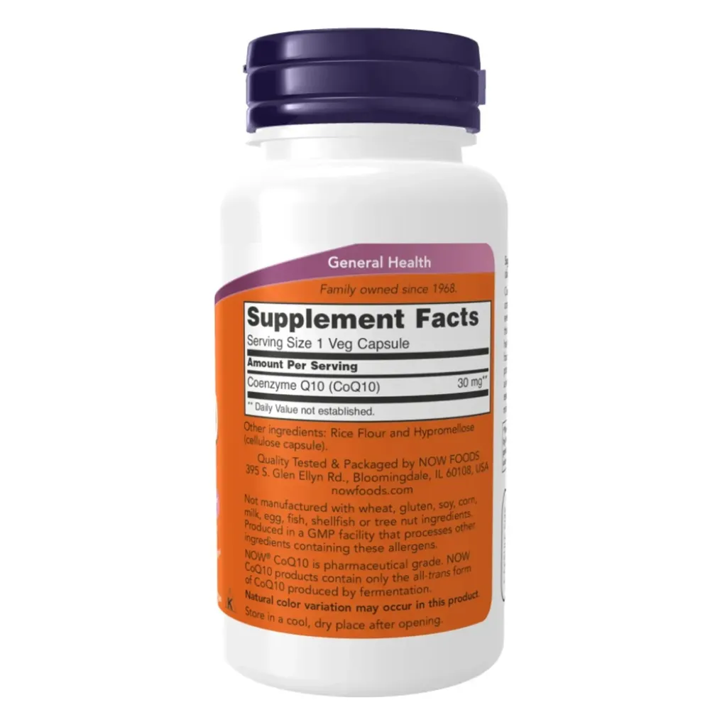 Диетическая добавка NOW Foods Коэнзим Q10 CoQ10 30 mg Диетическая добавка NOW Foods Коэнзим Q10 CoQ10 30 mg
