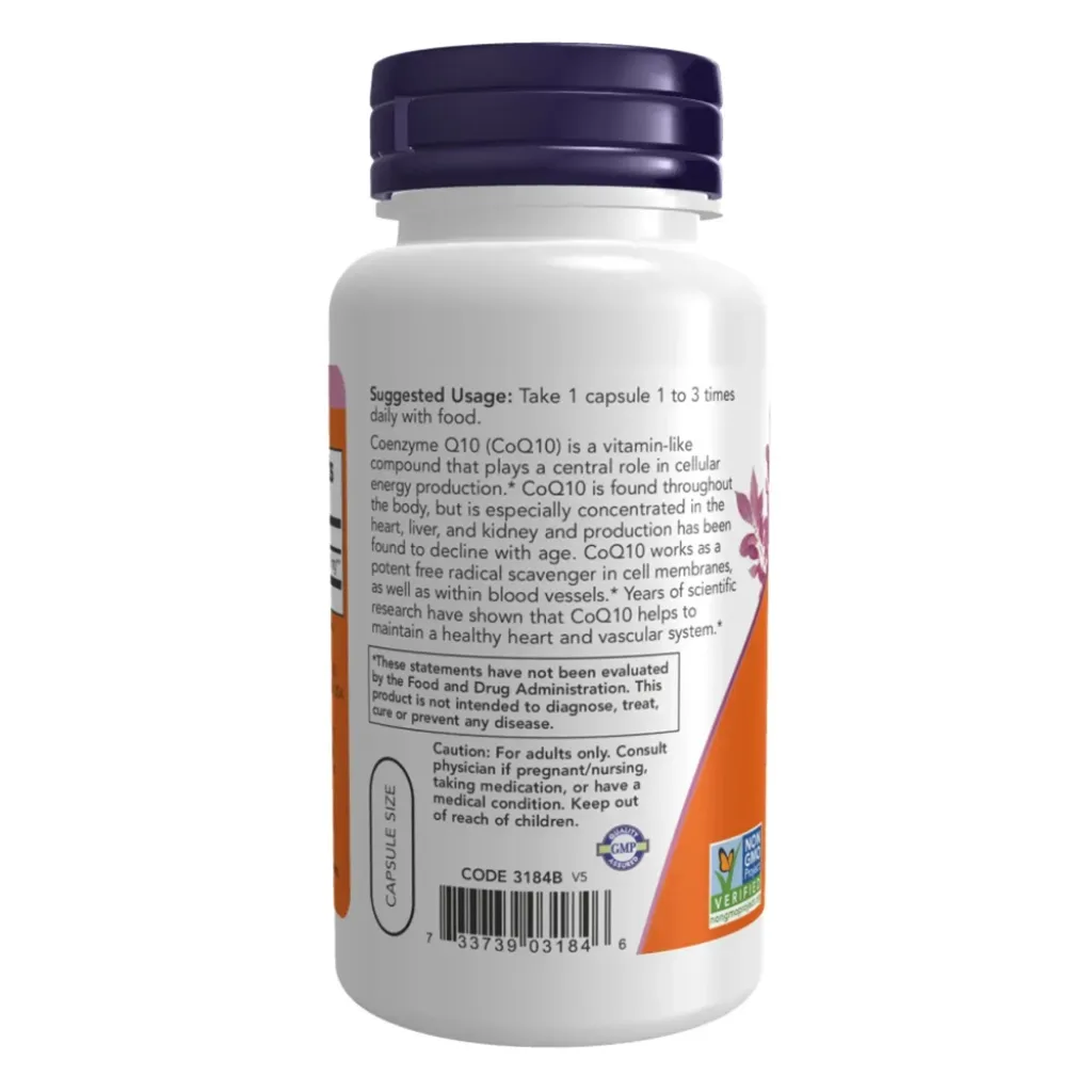Диетическая добавка NOW Foods Коэнзим Q10 CoQ10 30 mg Диетическая добавка NOW Foods Коэнзим Q10 CoQ10 30 mg