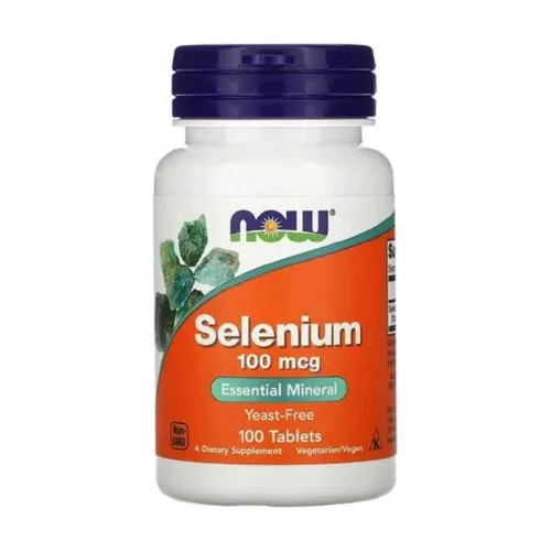Диетическая добавка Селен Selenium 200mcg NOW Foods, 180 капсул - Фото№1