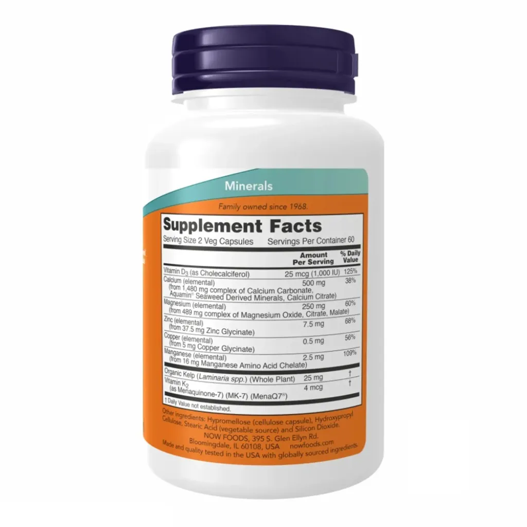 Минеральный комплекс NOW Foods Cal-Mag Caps, 120 капсул Минеральный комплекс NOW Foods Cal-Mag Caps, 120 капсул