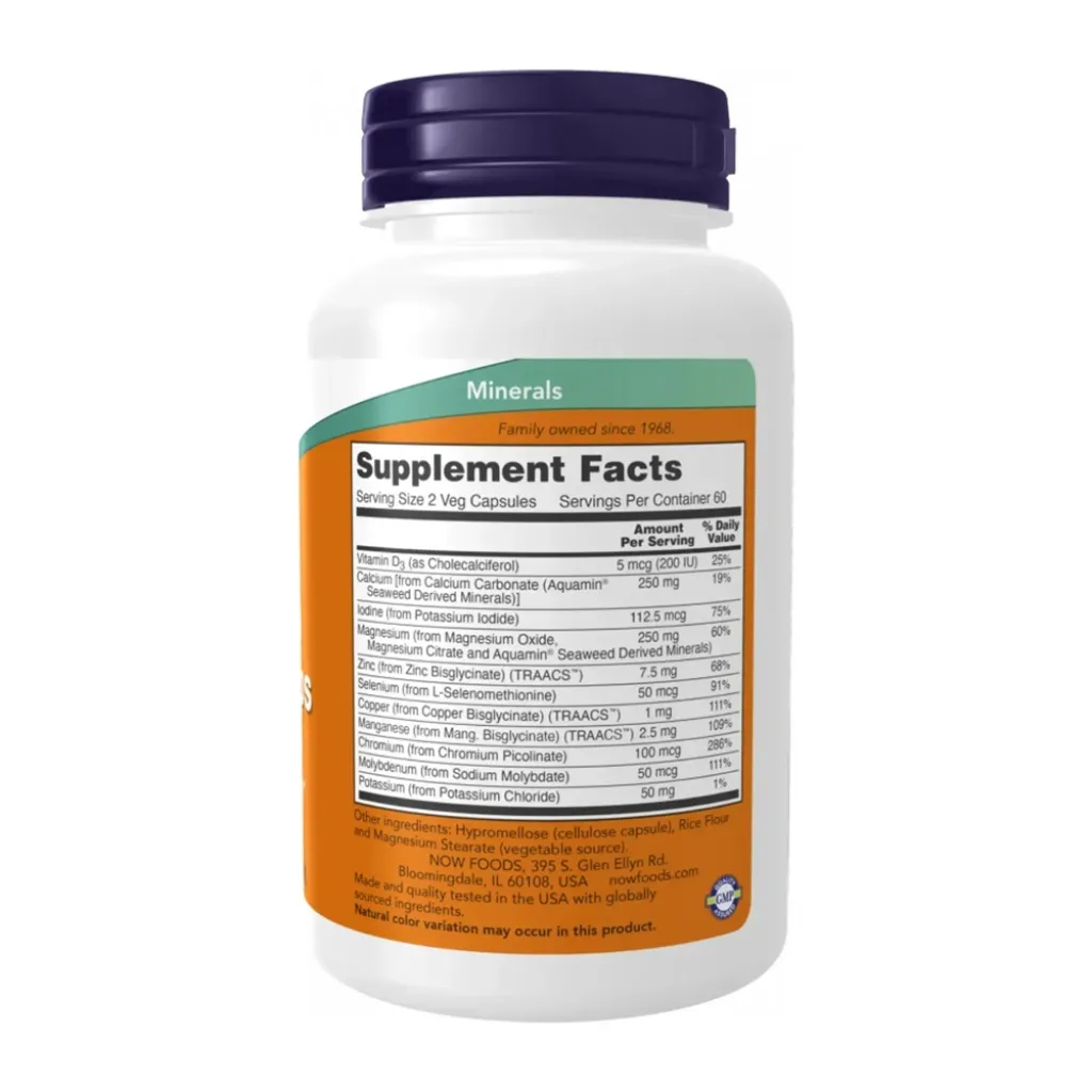 Минеральный комплекс NOW Foods Full Spectrum Mineral