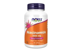 Вітамін В3 NOW Foods Niacinamide 1000 mg, 90 таблеток Вітамін В3 NOW Foods Niacinamide 1000 mg, 90 таблеток