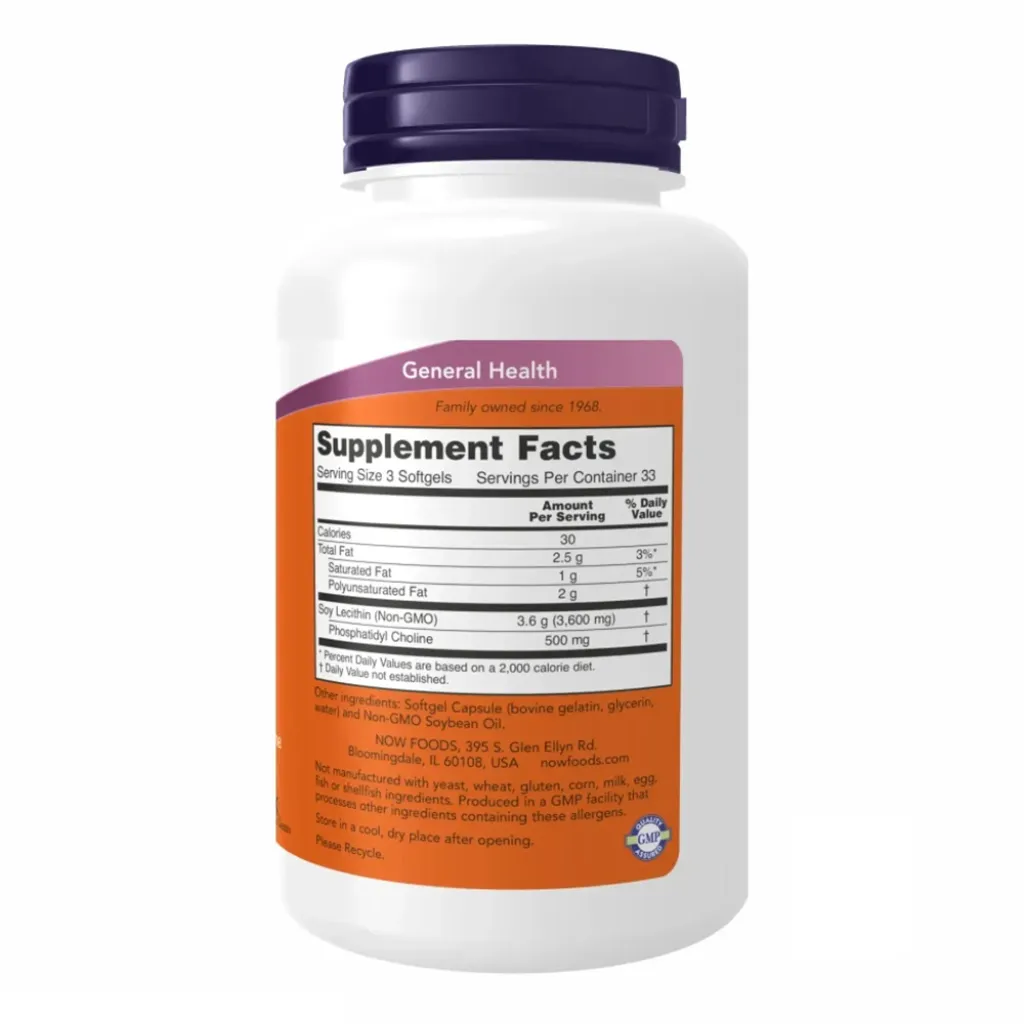 Диетическая добавка NOW Foods Лицитин Lecithin 1200 mg Диетическая добавка NOW Foods Лицитин Lecithin 1200 mg