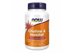 Вітамін В4 NOW Foods Choline & Inositol 250/250mg, 100 капсул Вітамін В4 NOW Foods Choline & Inositol 250/250mg, 100 капсул