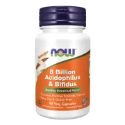 Пробіотики NOW Foods 8 Billion Acidophilus & Bifidus, 60 капсул