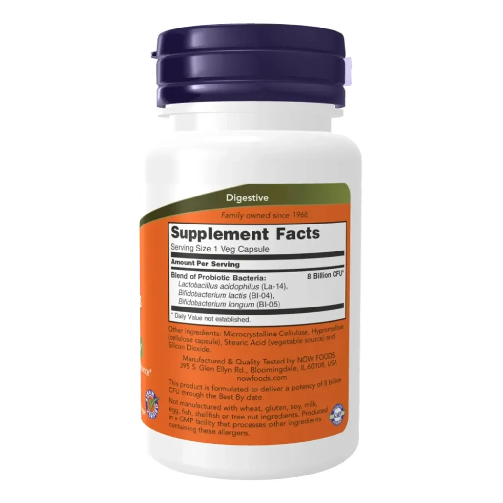Пробиотики NOW Foods 8 Billion Acidophilus & Bifidus, 60 капсул Пробиотики NOW Foods 8 Billion Acidophilus & Bifidus, 60 капсул