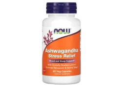 Адаптогени Ashwagandha Stress Relief NOW Foods, 60 капсул Адаптогени Ashwagandha Stress Relief NOW Foods, 60 капсул