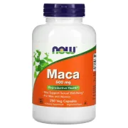 Адаптогени Maca 500mg NOW Foods, 250 капсул