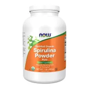 Суперфуди Organic Spirulina Powder NOW Foods, 454 г