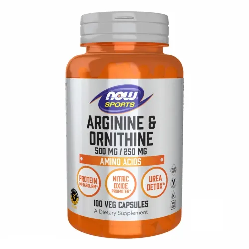 Аминокислота NOW Foods Arginine/Ornithine, 100 капсул - Фото№1 Аминокислота NOW Foods Arginine/Ornithine, 100 капсул - Фото№1
