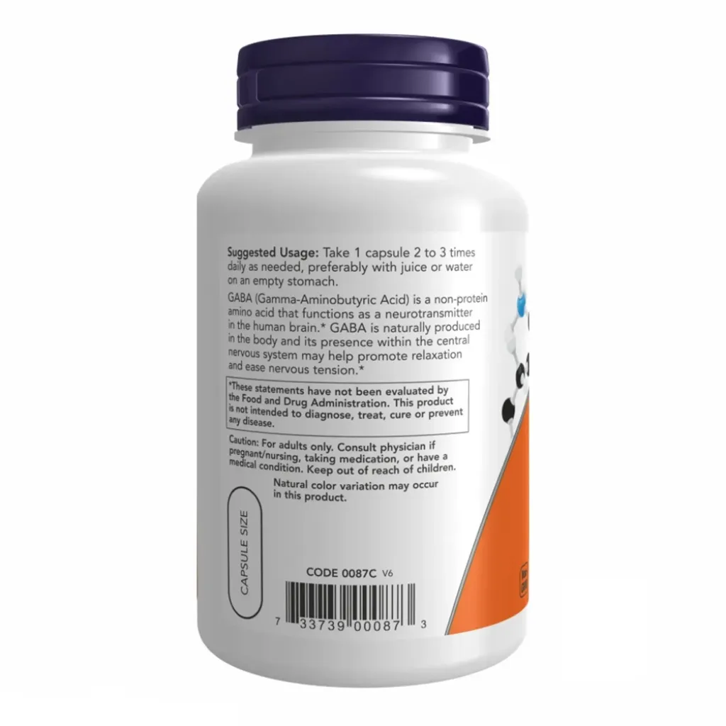 Аминокислота NOW Foods GABA Аминокислота NOW Foods GABA