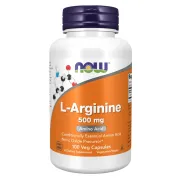 Амінокислота NOW Foods L-Arginine 500mg, 100 капсул
