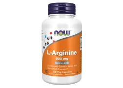 Амінокислота NOW Foods L-Arginine 500mg, 100 капсул Амінокислота NOW Foods L-Arginine 500mg, 100 капсул