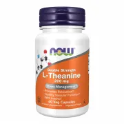 Амінокислоти NOW Foods L-Theanine 200mg, 60 капсул