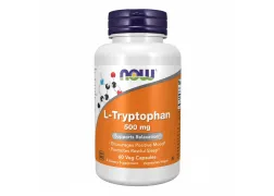 Амінокислота NOW Foods L-Tryptophan 500mg, 60 капсул Амінокислота NOW Foods L-Tryptophan 500mg, 60 капсул