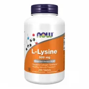 Амінокислоти NOW Foods Lysine 500mg, 250 таблеток