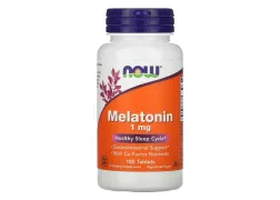 Мелатонін Melatonin 1 mg NOW Foods, 100 таблеток Мелатонін Melatonin 1 mg NOW Foods, 100 таблеток