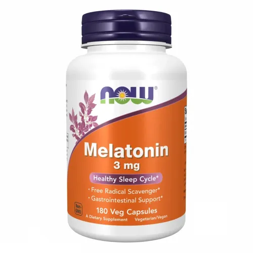 Мелатонин NOW Foods Melatonin 3 mg, 180 капсул - Фото№1 Мелатонин NOW Foods Melatonin 3 mg, 180 капсул - Фото№1