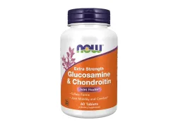 Хондропротектори NOW Foods Glucosamine, Chondroitin Extra Strength, 60 таблеток Хондропротектори NOW Foods Glucosamine, Chondroitin Extra Strength, 60 таблеток