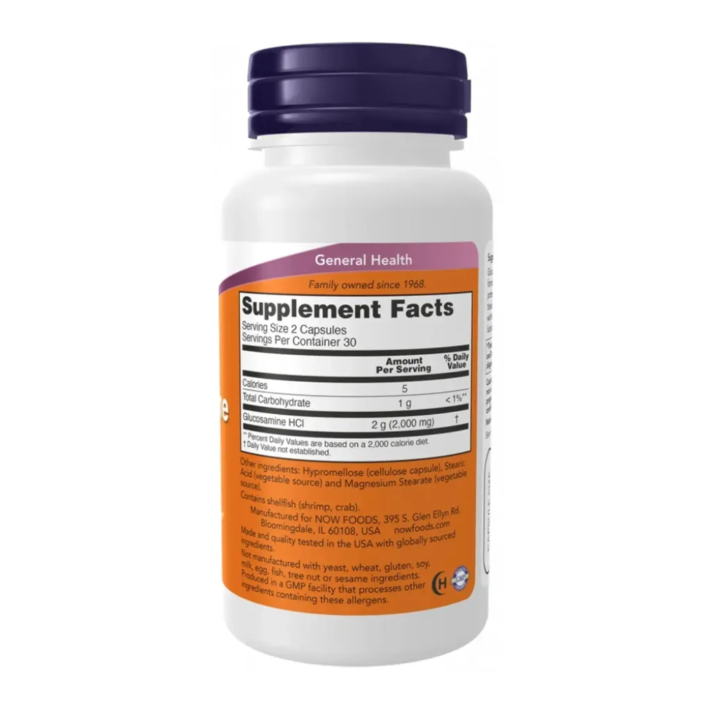 Хондропротектори NOW Foods Glucosamine 1000, 180 капсул Хондропротектори NOW Foods Glucosamine 1000, 180 капсул