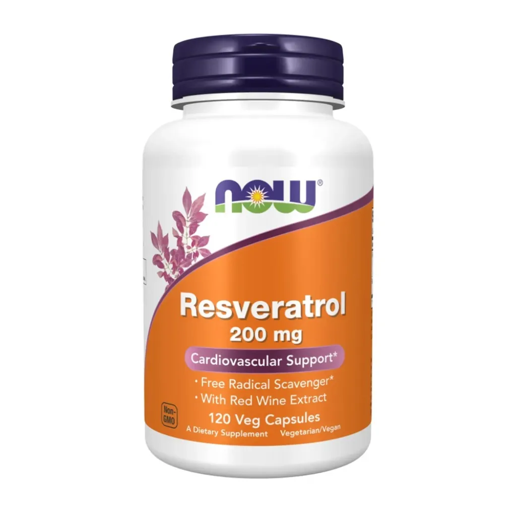 Антиоксидант NOW Foods Resveratrol 200 mg Антиоксидант NOW Foods Resveratrol 200 mg