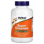 Ферменти Super Enzyme Solaray, 180 капсул