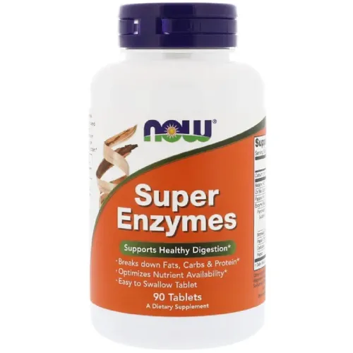 Ферменты Super Enzymes NOW Foods, 90 таблеток - Фото№1 Ферменты Super Enzymes NOW Foods, 90 таблеток - Фото№1