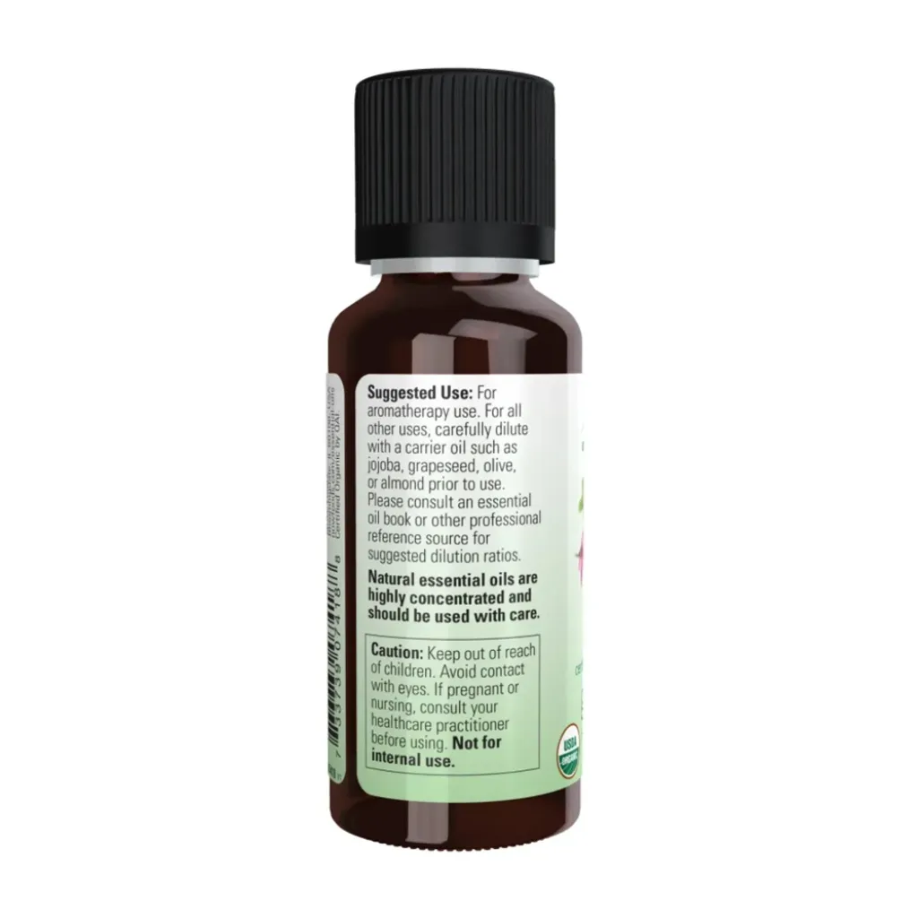 Ефірні олії NOW Foods Organic Geranium Oil, 30 мл Ефірні олії NOW Foods Organic Geranium Oil, 30 мл