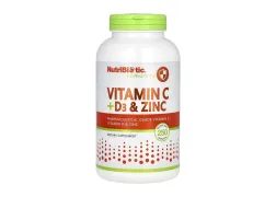 Вітамін C Nutribiotic Vitamin C + D3 & Zinc, 250 капсул Вітамін C Nutribiotic Vitamin C + D3 & Zinc, 250 капсул