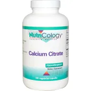 Цитрат кальцію (Calcium Citrate), Nutricology, 180 капсул Цитрат кальцію (Calcium Citrate), Nutricology, 180 капсул