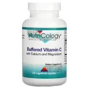 Вітамін C з кальцієм та магнієм, Vitamin C, Nutricology, буферизований, 120 капсул Вітамін C з кальцієм та магнієм, Vitamin C, Nutricology, буферизований, 120 капсул