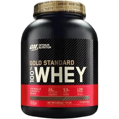 Протеїн Gold Standard 100% Whey Optimum Nutrition Cookie Cream, 2260 г - Фото№1 Протеїн Gold Standard 100% Whey Optimum Nutrition Cookie Cream, 2260 г - Фото№1