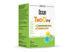 Вітамінні краплі для дітей збагачені DHA та Вітаміном D3 Orzax Ocean Twod Drop, 30 мл Вітамінні краплі для дітей збагачені DHA та Вітаміном D3 Orzax Ocean Twod Drop, 30 мл
