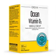 Рідка форма Вітаміну D3 Orzax Ocean Vitamin D3 1000 IU, краплі 50 мл Рідка форма Вітаміну D3 Orzax Ocean Vitamin D3 1000 IU, краплі 50 мл