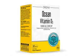 Рідка форма Вітаміну D3 Orzax Ocean Vitamin D3 1000 IU, краплі 50 мл Рідка форма Вітаміну D3 Orzax Ocean Vitamin D3 1000 IU, краплі 50 мл