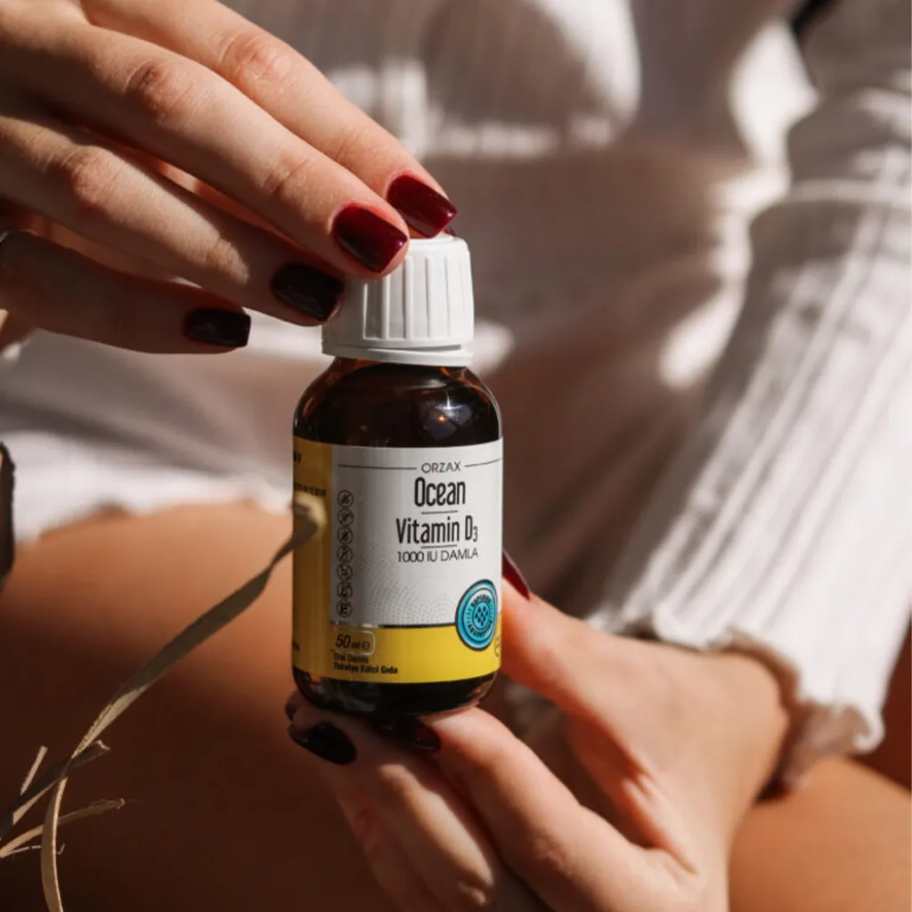 Жидкая форма Витамина D3 Orzax Ocean Vitamin D3 1000 IU, капли 50 мл