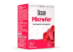 Дієтична добавка Залізо в рідкій формі для дітей Orzax Ocean Microfer, 30 мл Дієтична добавка Залізо в рідкій формі для дітей Orzax Ocean Microfer, 30 мл