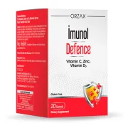 Комплекс для иммунитета с витамином С, цинком и витамином D3 Orzax Imunol Defence, 20 саше Комплекс для иммунитета с витамином С, цинком и витамином D3 Orzax Imunol Defence, 20 саше