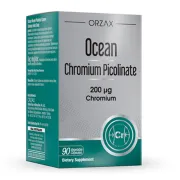 Дієтична добавка, що містить хром піколінат Orzax Ocean Chromium Picolinate 200 мкг, 90 капсул Дієтична добавка, що містить хром піколінат Orzax Ocean Chromium Picolinate 200 мкг, 90 капсул