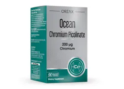 Дієтична добавка, що містить хром піколінат Orzax Ocean Chromium Picolinate 200 мкг, 90 капсул Дієтична добавка, що містить хром піколінат Orzax Ocean Chromium Picolinate 200 мкг, 90 капсул