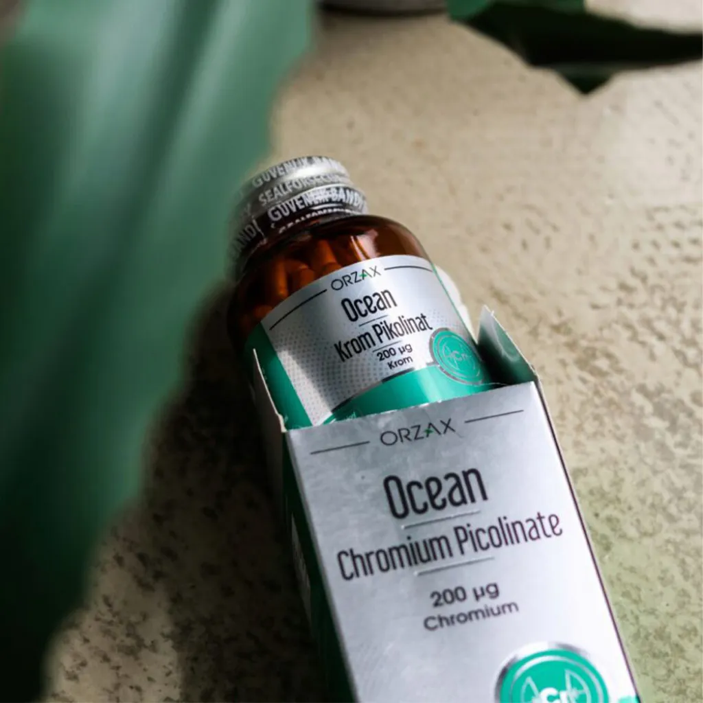 Диетическая добавка, содержащая хром пиколинат Orzax Ocean Chromium Picolinate 200 мкг, 90 капсул Диетическая добавка, содержащая хром пиколинат Orzax Ocean Chromium Picolinate 200 мкг, 90 капсул