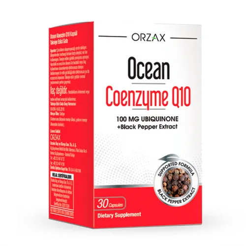 Дієтична добавка, Коензим Q10 Orzax Ocean Coenzyme Q10, 30 капсул - Фото№1 Дієтична добавка, Коензим Q10 Orzax Ocean Coenzyme Q10, 30 капсул - Фото№1
