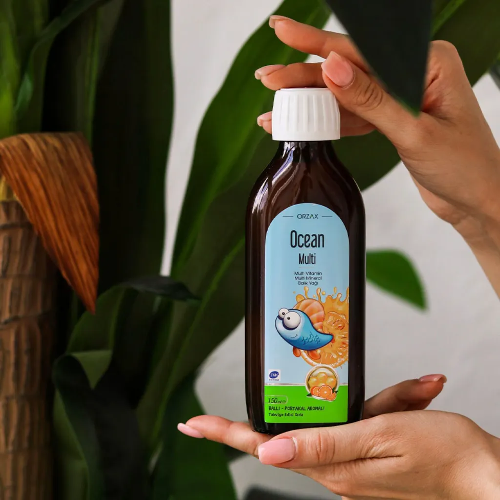 Витаминный комплекс для детей с мультиминералами и Omega 3 Orzax Ocean Multi Syrup, 150 мл Витаминный комплекс для детей с мультиминералами и Omega 3 Orzax Ocean Multi Syrup, 150 мл