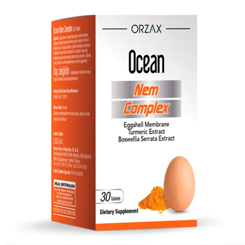 Комплекс для зменшення болю в суглобах та хрящах Orzax Ocean Nem Complex, 30 таблеток - Фото№1