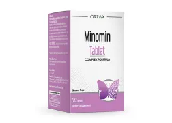 Вітамінний комплекс для жінок при менопаузі Orzax Minomin, 60 таблеток Вітамінний комплекс для жінок при менопаузі Orzax Minomin, 60 таблеток