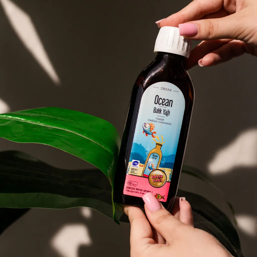 Омега-3 сироп со вкусом тутти-фрутти для детей Orzax Ocean Fish Oil Syrup,150 мл