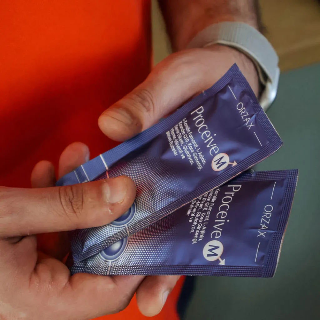 Дієтична добавка для чоловіків для підтримки здоров’я репродуктивної системи Orzax Proceive M, 30 саше Дієтична добавка для чоловіків для підтримки здоров’я репродуктивної системи Orzax Proceive M, 30 саше