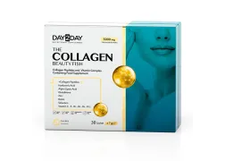 Морський колаген з комплексом вітамінів та антиоксидантів Day2Day The Collagen Beauty Fish, 30 саше Морський колаген з комплексом вітамінів та антиоксидантів Day2Day The Collagen Beauty Fish, 30 саше