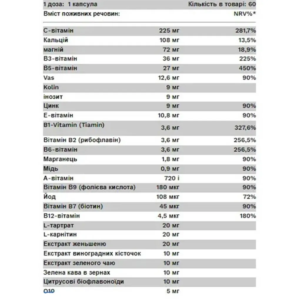 Мультивітаміни для жінок Pure Gold Daily, 60 капсул Мультивітаміни для жінок Pure Gold Daily, 60 капсул